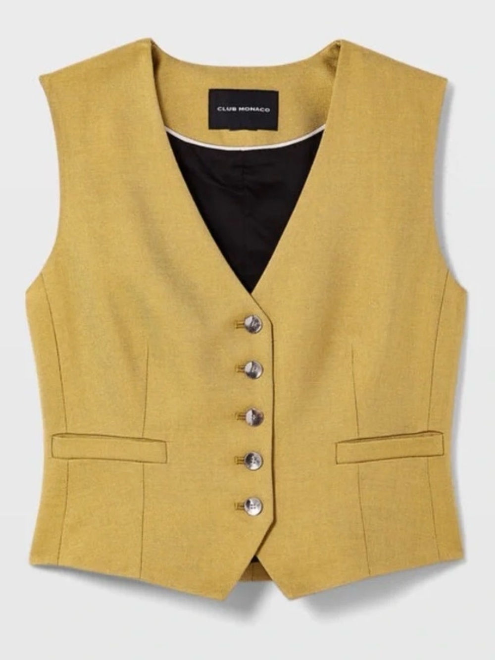 Club Monaco 8 Vest Menswear Chic Minimalist Neutral Clean Beauty Designer